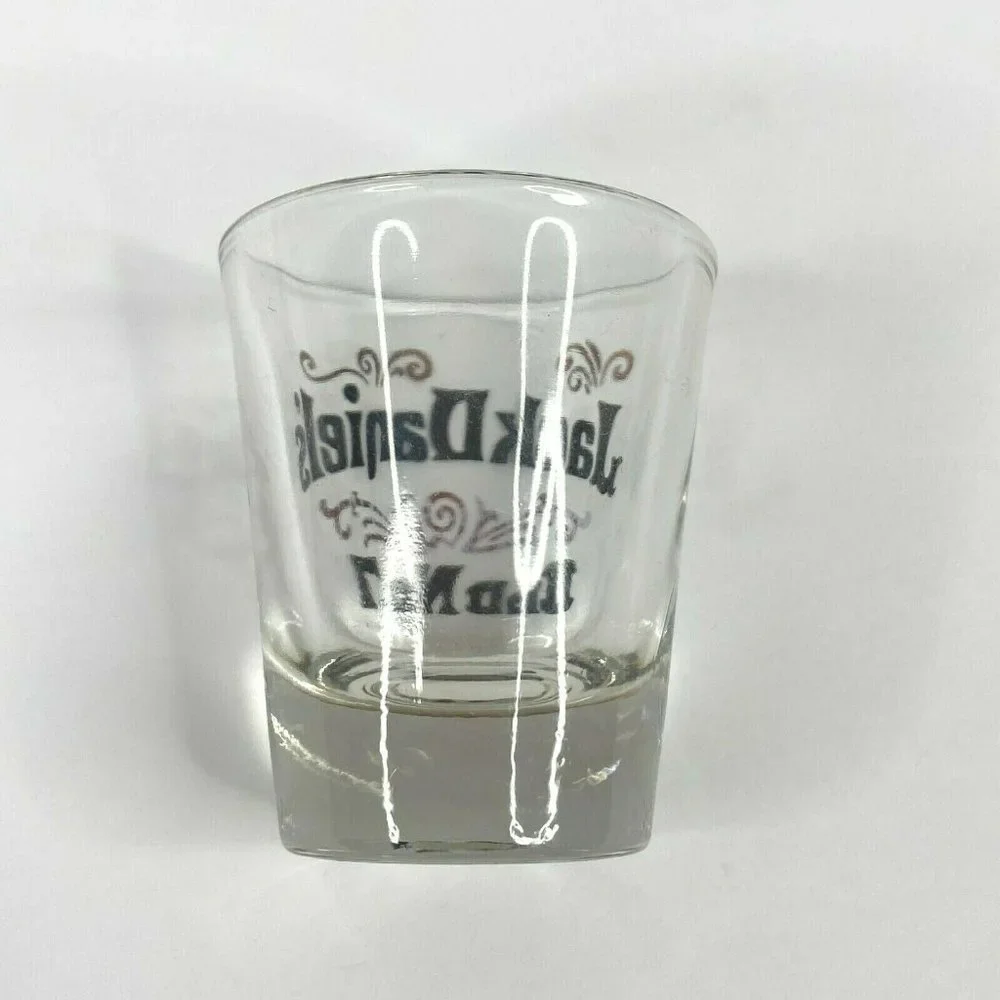 Jack Daniels Old No 7 Drink Shot Glass Barware Distillery Kentucky‎ Vintage Rare
